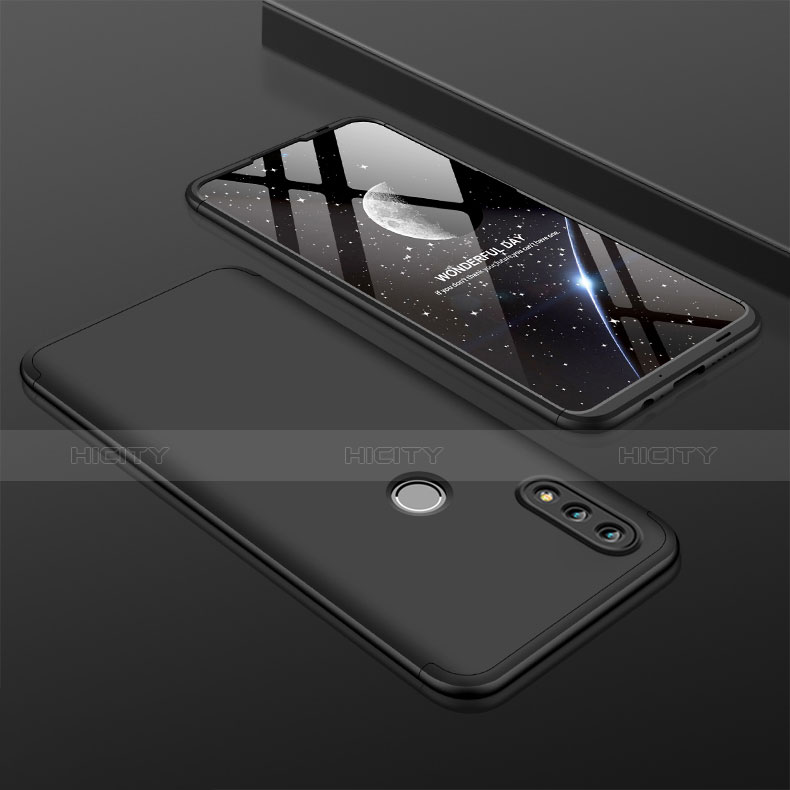 Custodia Plastica Rigida Cover Opaca Fronte e Retro 360 Gradi per Huawei Nova Lite 3 Nero