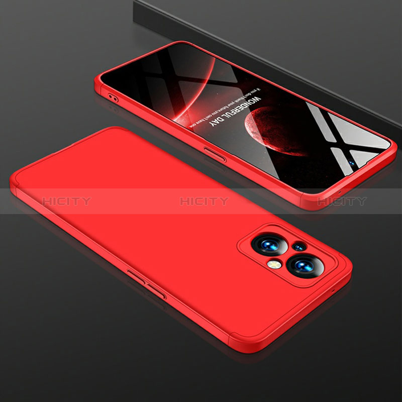 Custodia Plastica Rigida Cover Opaca Fronte e Retro 360 Gradi per Oppo A96 5G