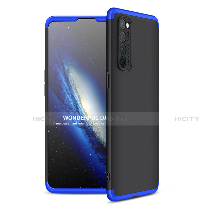 Custodia Plastica Rigida Cover Opaca Fronte e Retro 360 Gradi per Oppo Reno4 Pro 4G