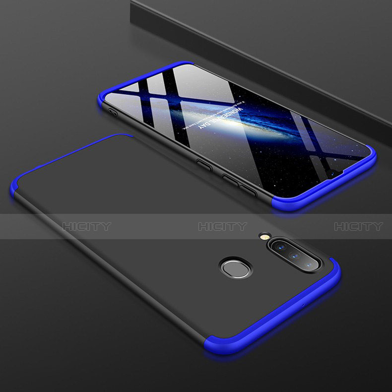 Custodia Plastica Rigida Cover Opaca Fronte e Retro 360 Gradi per Samsung Galaxy A30 Blu e Nero