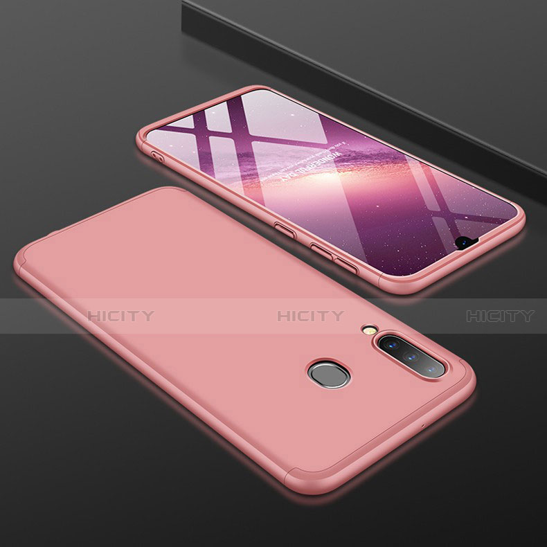 Custodia Plastica Rigida Cover Opaca Fronte e Retro 360 Gradi per Samsung Galaxy A30 Oro Rosa