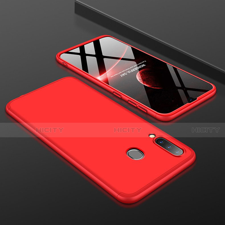 Custodia Plastica Rigida Cover Opaca Fronte e Retro 360 Gradi per Samsung Galaxy A30 Rosso