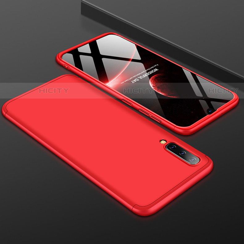 Custodia Plastica Rigida Cover Opaca Fronte e Retro 360 Gradi per Samsung Galaxy A30S Rosso