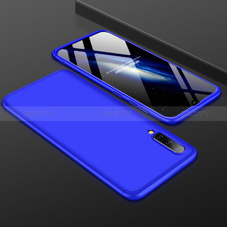 Custodia Plastica Rigida Cover Opaca Fronte e Retro 360 Gradi per Samsung Galaxy A50S Blu