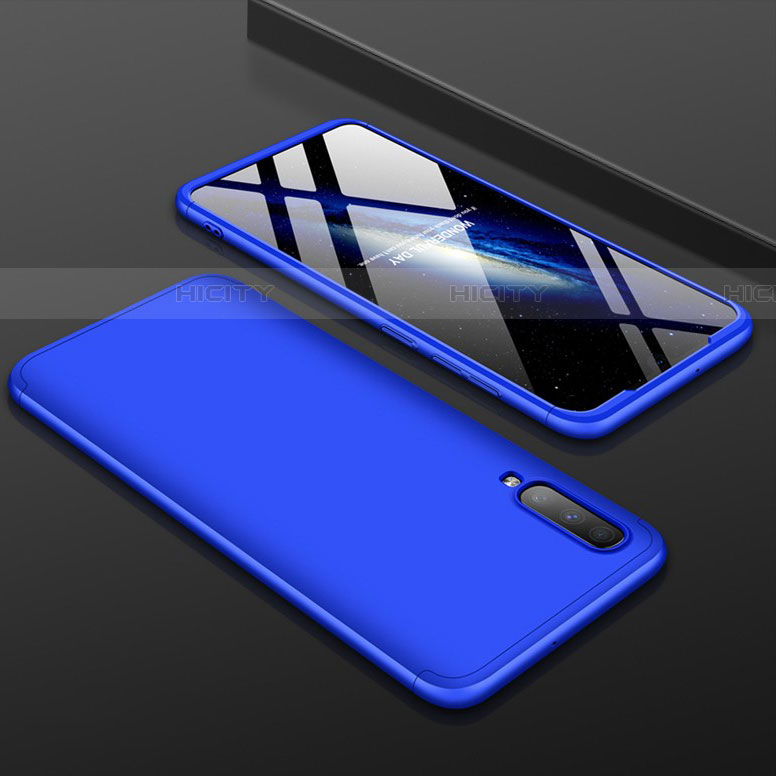 Custodia Plastica Rigida Cover Opaca Fronte e Retro 360 Gradi per Samsung Galaxy A70S Blu