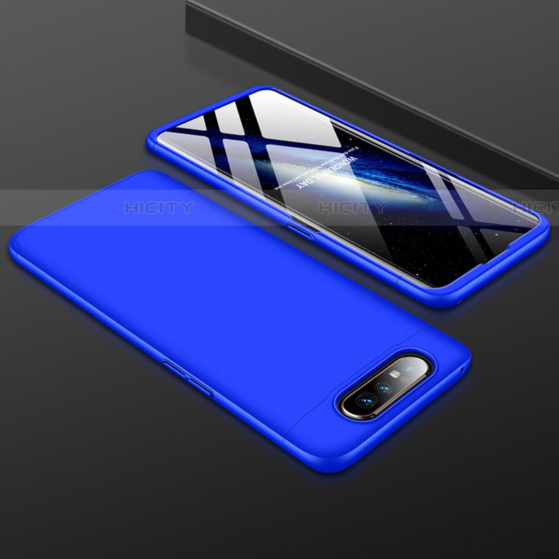 Custodia Plastica Rigida Cover Opaca Fronte e Retro 360 Gradi per Samsung Galaxy A90 4G Blu