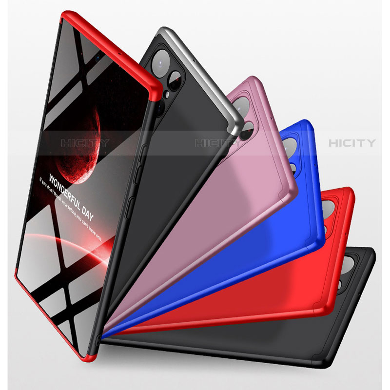 Custodia Plastica Rigida Cover Opaca Fronte e Retro 360 Gradi per Samsung Galaxy S22 Ultra 5G