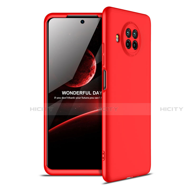 Custodia Plastica Rigida Cover Opaca Fronte e Retro 360 Gradi per Xiaomi Mi 10T Lite 5G Rosso