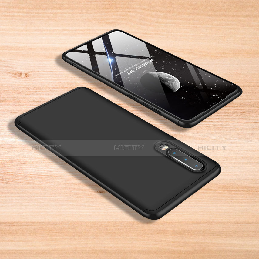 Custodia Plastica Rigida Cover Opaca Fronte e Retro 360 Gradi per Xiaomi Mi 9 Nero