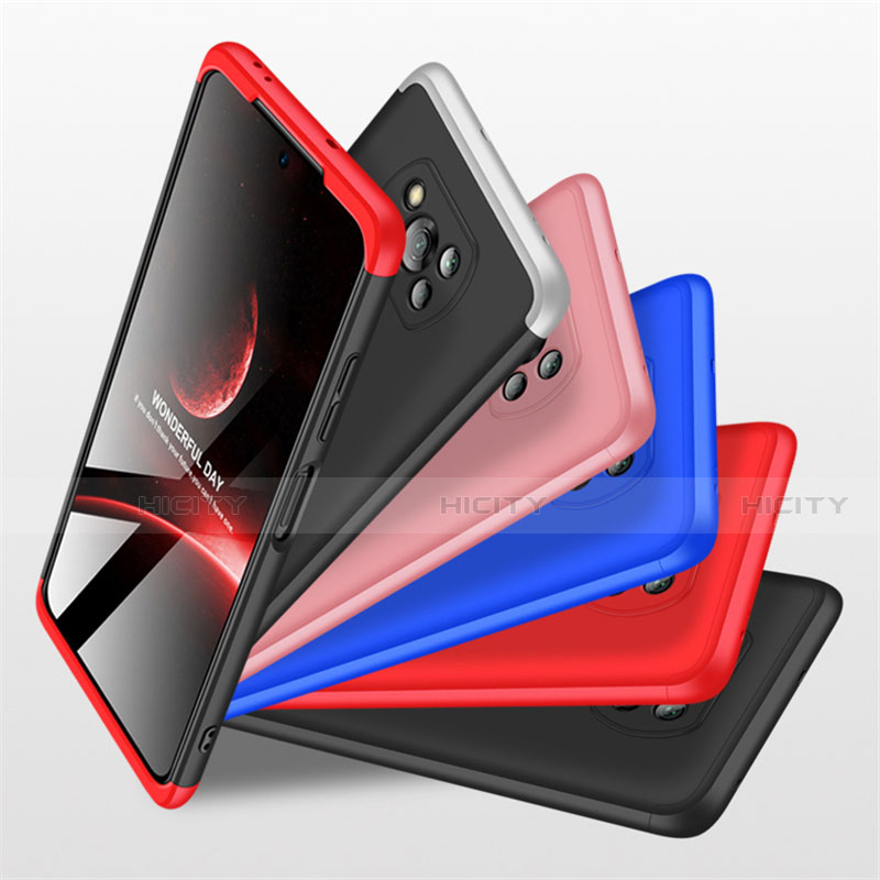 Custodia Plastica Rigida Cover Opaca Fronte e Retro 360 Gradi per Xiaomi Poco X3