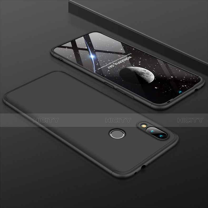 Custodia Plastica Rigida Cover Opaca Fronte e Retro 360 Gradi per Xiaomi Redmi 7 Nero