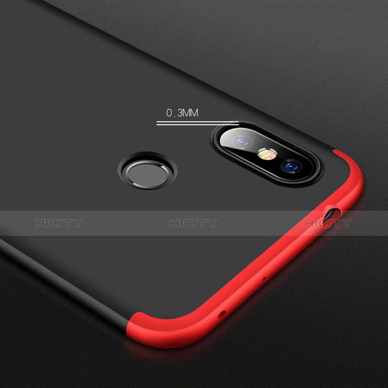 Custodia Plastica Rigida Cover Opaca Fronte e Retro 360 Gradi per Xiaomi Redmi Note 6 Pro