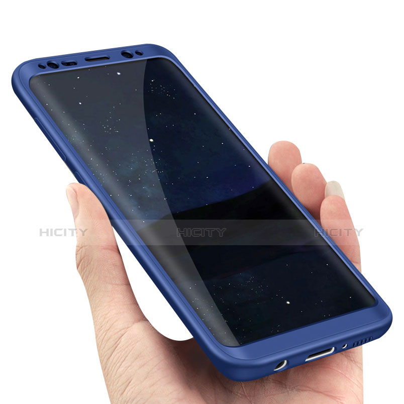 Custodia Plastica Rigida Cover Opaca Fronte e Retro 360 Gradi Q02 per Samsung Galaxy S8