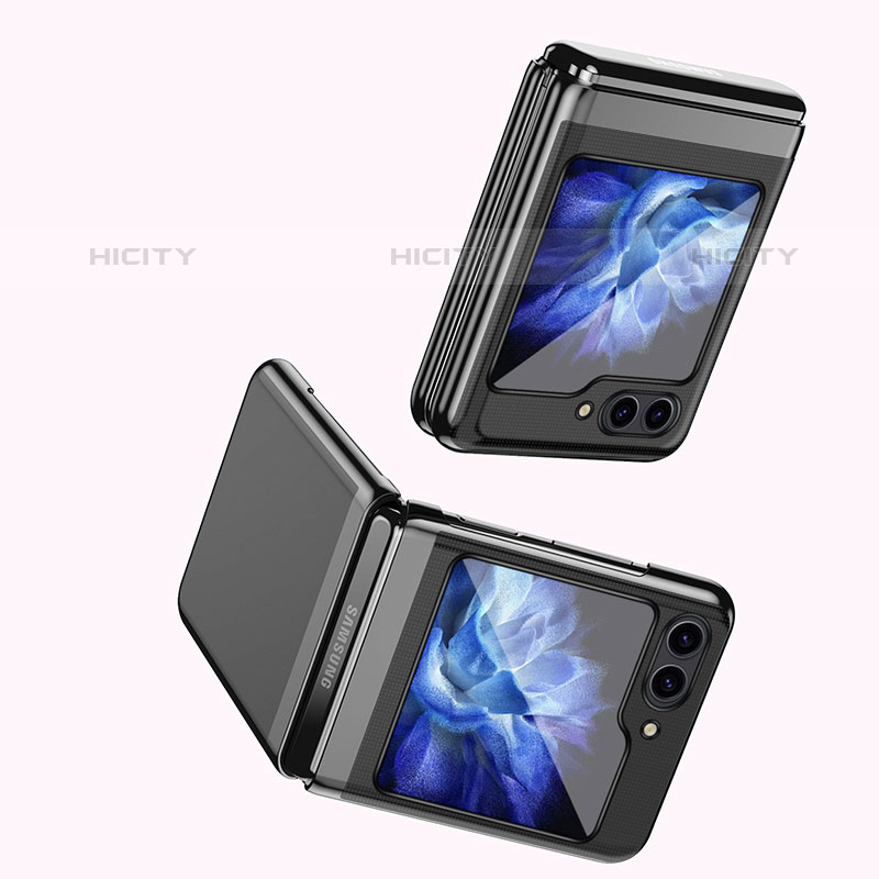 Custodia Plastica Rigida Cover Opaca Fronte e Retro 360 Gradi QH2 per Samsung Galaxy Z Flip5 5G