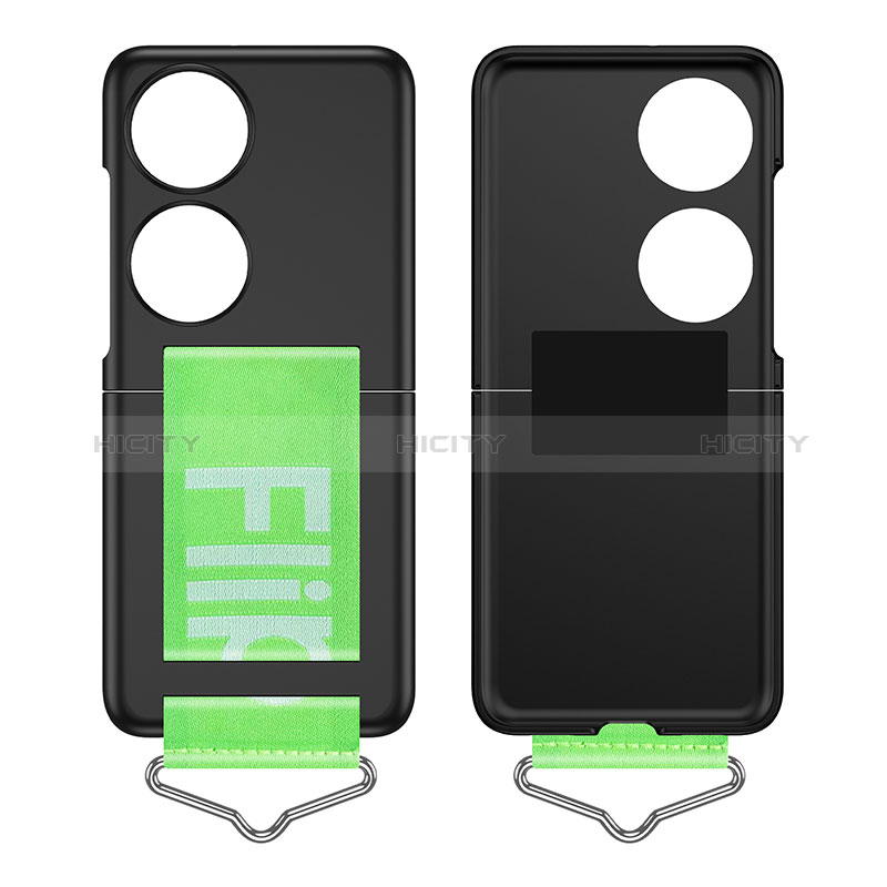 Custodia Plastica Rigida Cover Opaca Fronte e Retro 360 Gradi Z01L per Huawei P60 Pocket
