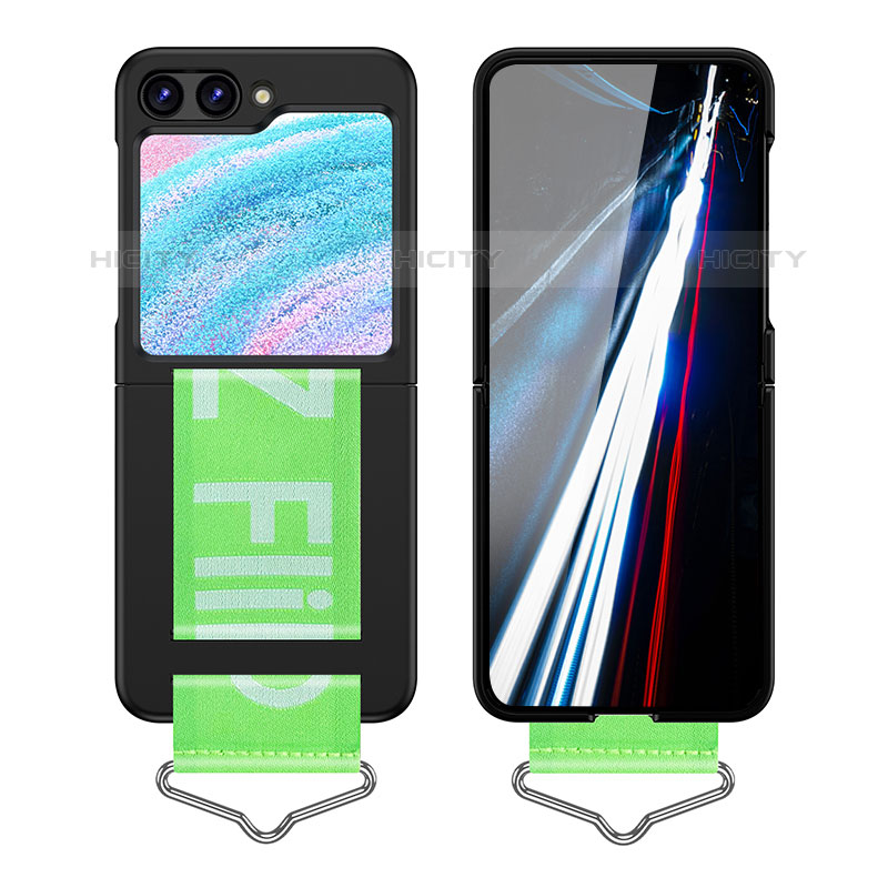 Custodia Plastica Rigida Cover Opaca Fronte e Retro 360 Gradi Z02L per Samsung Galaxy Z Flip5 5G