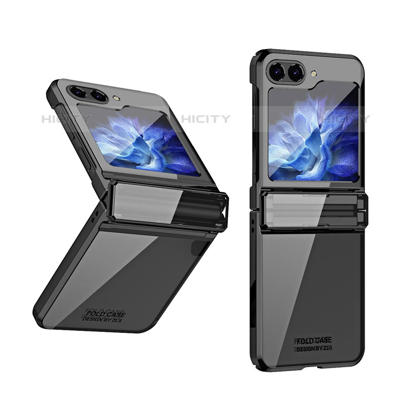 Custodia Plastica Rigida Cover Opaca Fronte e Retro 360 Gradi ZL10 per Samsung Galaxy Z Flip5 5G