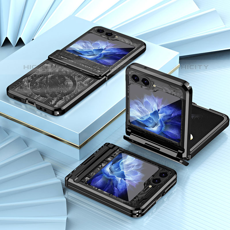 Custodia Plastica Rigida Cover Opaca Fronte e Retro 360 Gradi ZL3 per Samsung Galaxy Z Flip5 5G