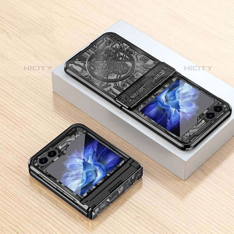 Custodia Plastica Rigida Cover Opaca Fronte e Retro 360 Gradi ZL4 per Samsung Galaxy Z Flip5 5G