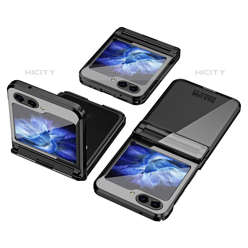 Custodia Plastica Rigida Cover Opaca Fronte e Retro 360 Gradi ZL9 per Samsung Galaxy Z Flip5 5G