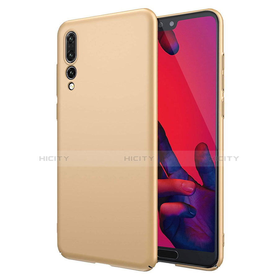 Custodia Plastica Rigida Cover Opaca G01 per Huawei P20 Pro Oro