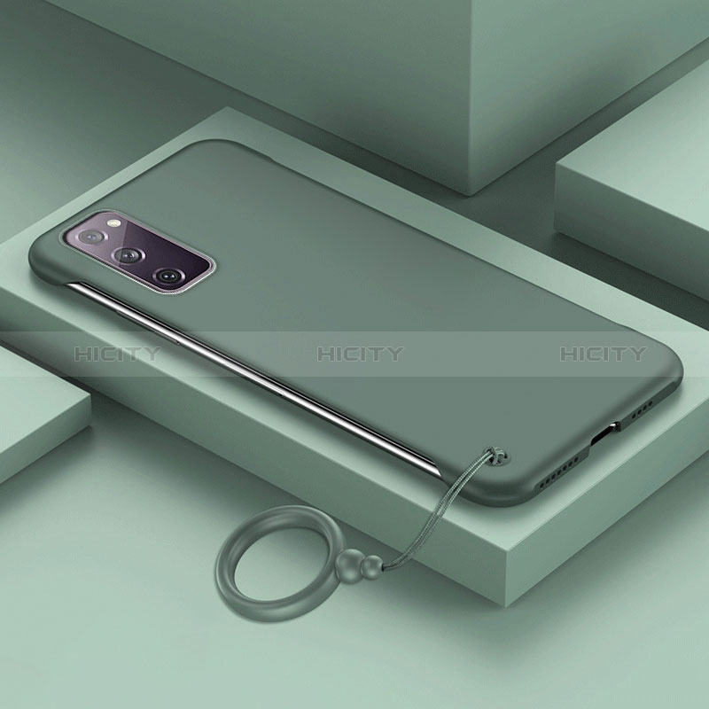 Custodia Plastica Rigida Cover Opaca JS1 per Samsung Galaxy S20 FE (2022) 5G Verde Notte