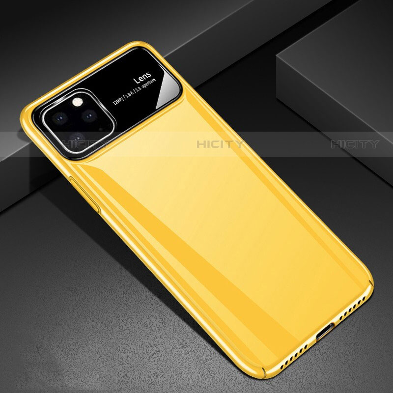 Custodia Plastica Rigida Cover Opaca M01 per Apple iPhone 11 Pro Max Giallo