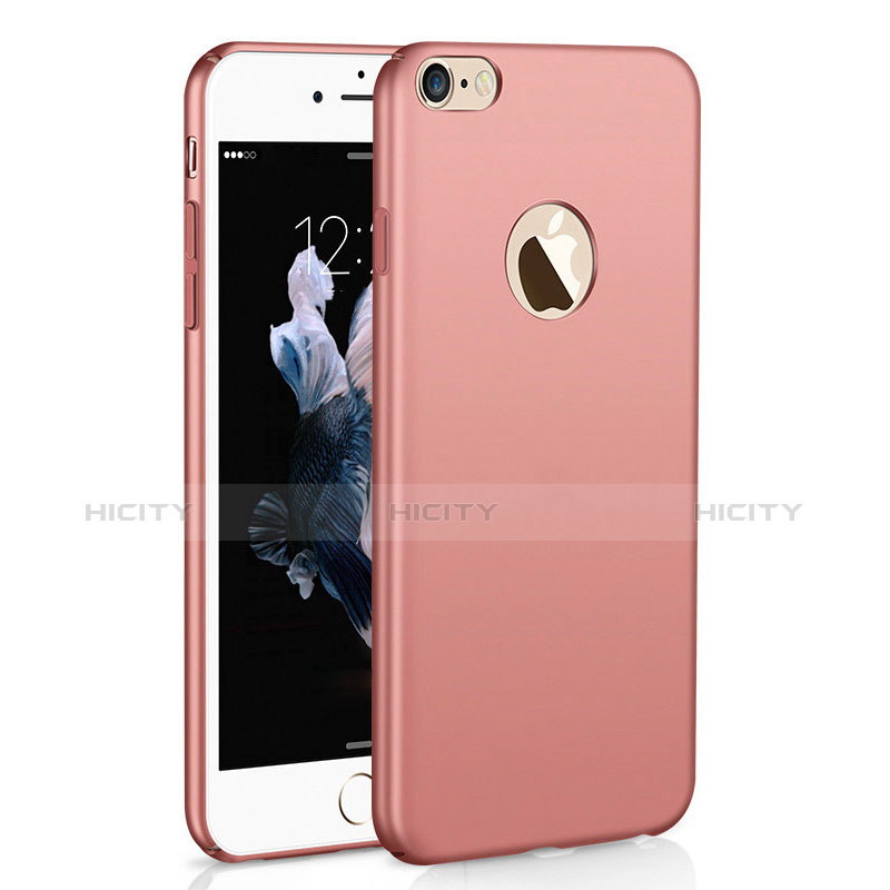 Custodia Plastica Rigida Cover Opaca M01 per Apple iPhone 6 Plus Oro Rosa