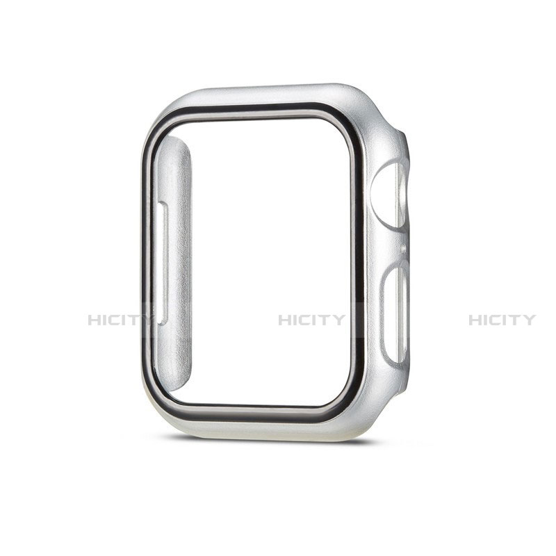 Custodia Plastica Rigida Cover Opaca M01 per Apple iWatch 5 44mm Argento