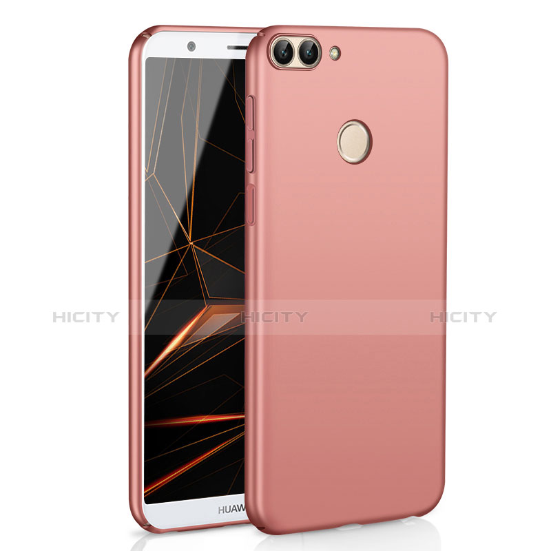 Custodia Plastica Rigida Cover Opaca M01 per Huawei Enjoy 7S Oro Rosa