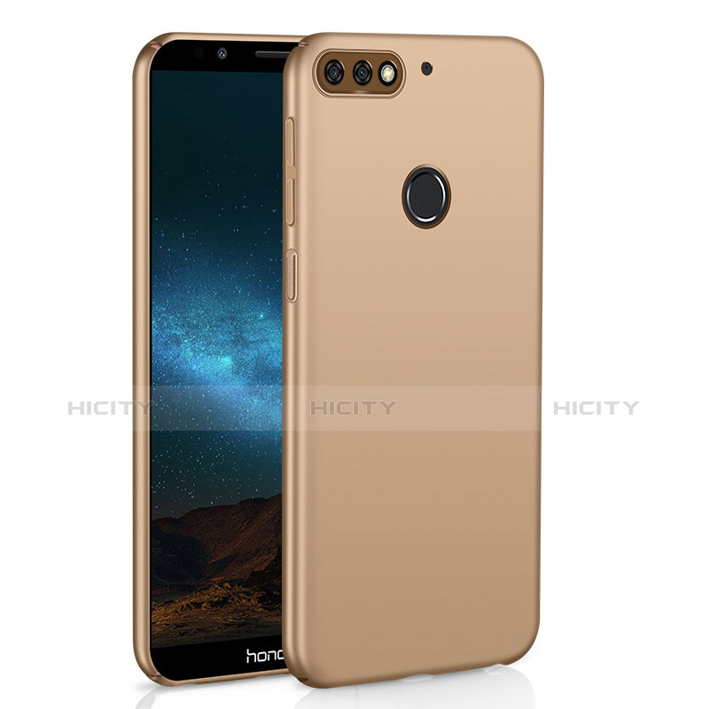 Custodia Plastica Rigida Cover Opaca M01 per Huawei Honor 7C Oro