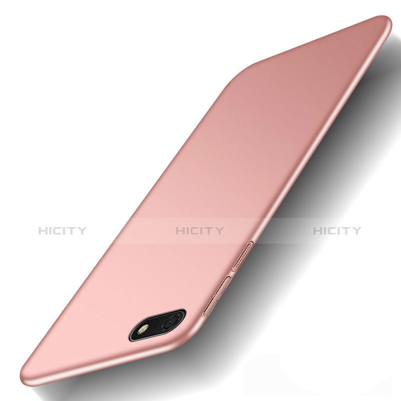 Custodia Plastica Rigida Cover Opaca M01 per Huawei Honor 7S Oro Rosa