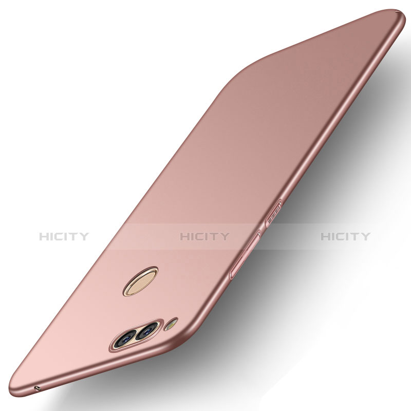 Custodia Plastica Rigida Cover Opaca M01 per Huawei Honor 7X Oro Rosa