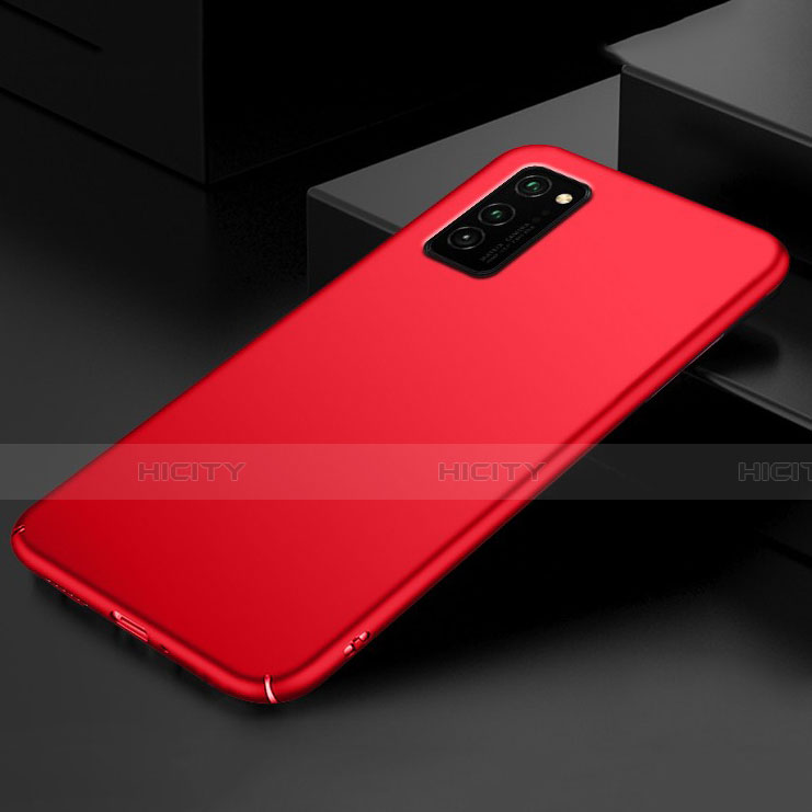 Custodia Plastica Rigida Cover Opaca M01 per Huawei Honor V30 5G Rosso