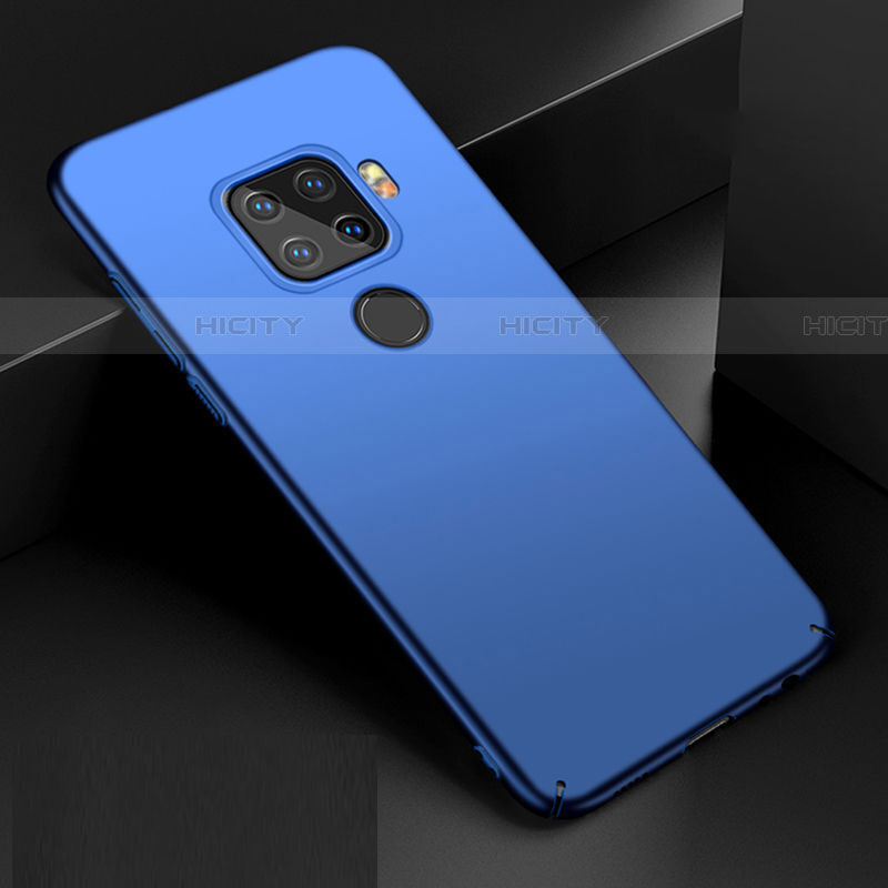 Custodia Plastica Rigida Cover Opaca M01 per Huawei Mate 30 Lite Blu