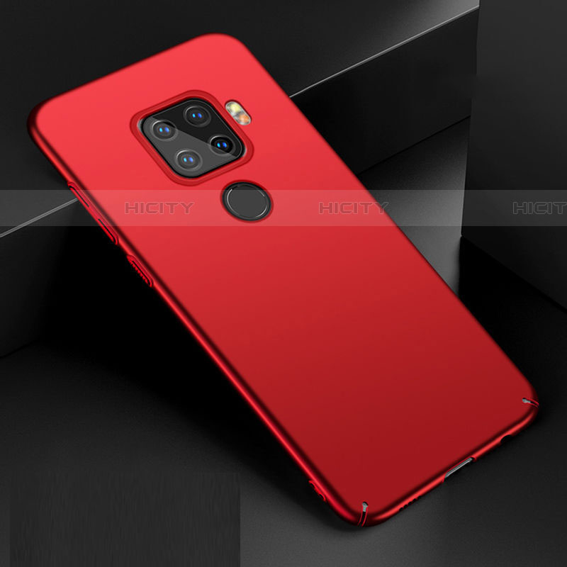 Custodia Plastica Rigida Cover Opaca M01 per Huawei Mate 30 Lite Rosso