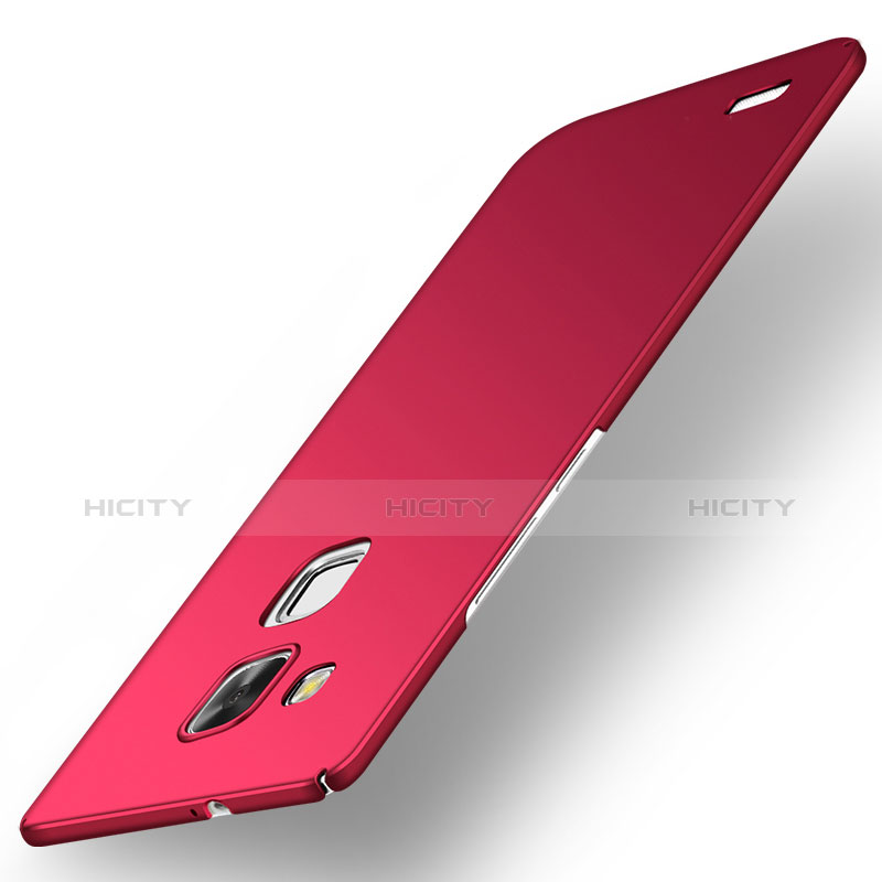 Custodia Plastica Rigida Cover Opaca M01 per Huawei Mate 7 Rosso