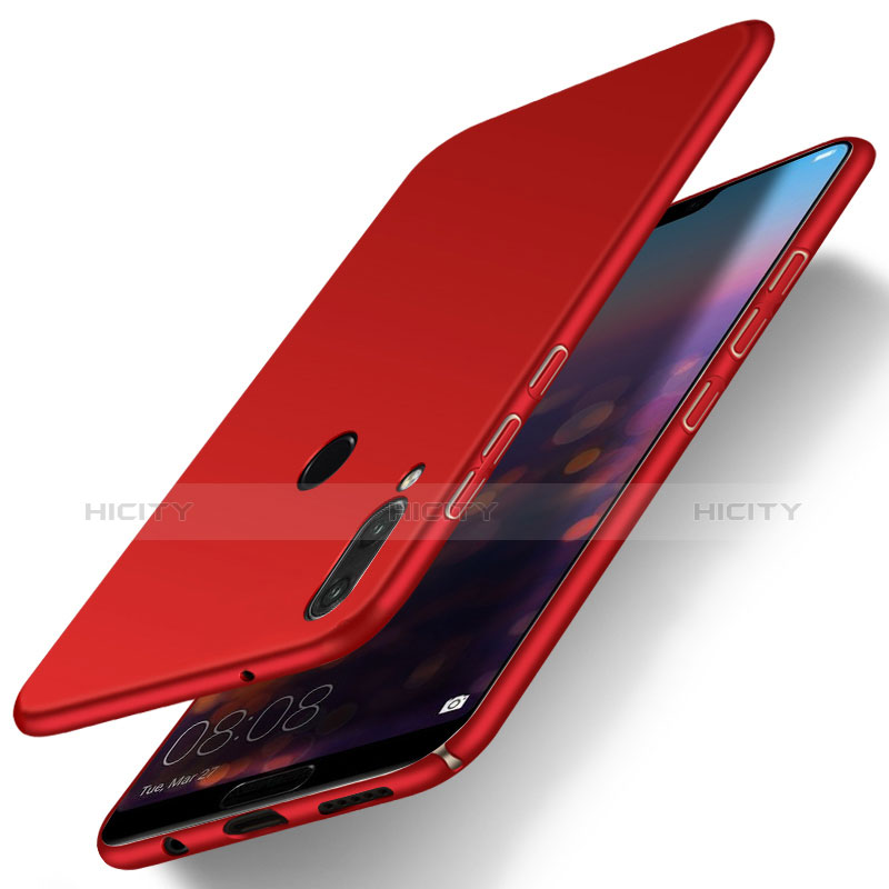 Custodia Plastica Rigida Cover Opaca M01 per Huawei Nova 3e Rosso