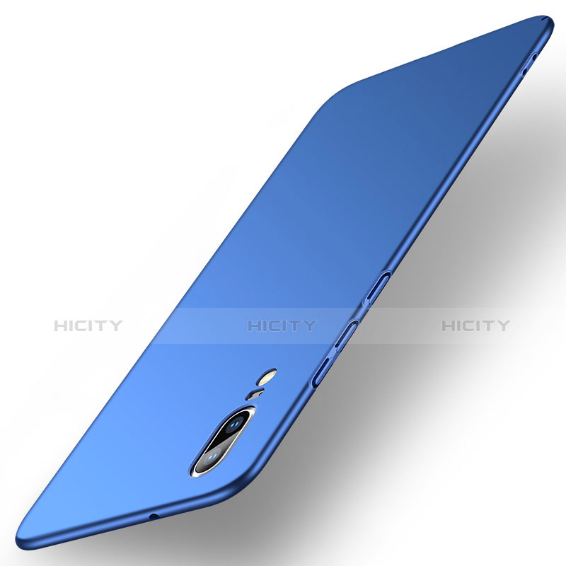 Custodia Plastica Rigida Cover Opaca M01 per Huawei P20 Blu