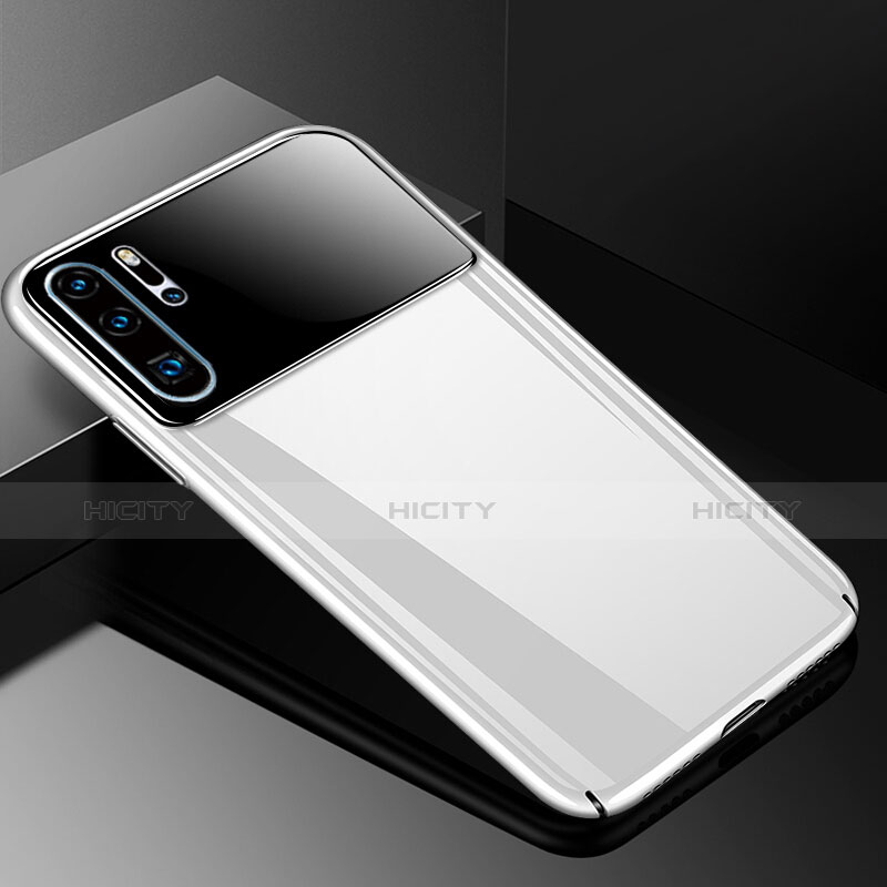 Custodia Plastica Rigida Cover Opaca M01 per Huawei P30 Pro Bianco