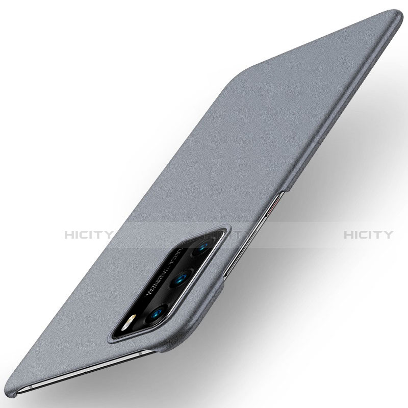 Custodia Plastica Rigida Cover Opaca M01 per Huawei P40 Grigio