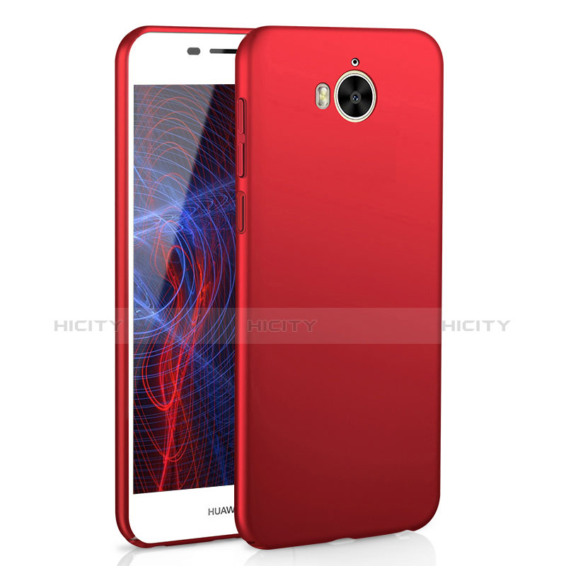 Custodia Plastica Rigida Cover Opaca M01 per Huawei Y5 III Y5 3 Rosso