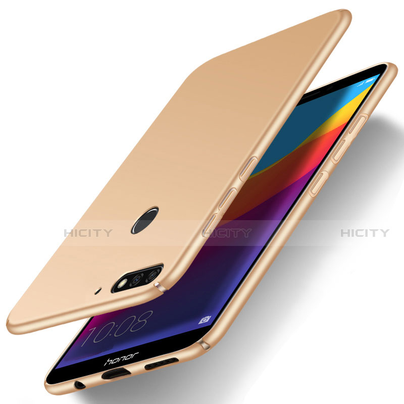 Custodia Plastica Rigida Cover Opaca M01 per Huawei Y6 (2018) Oro