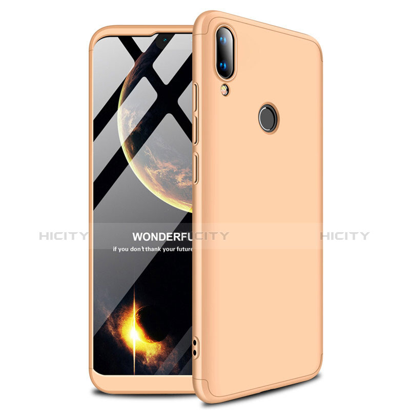 Custodia Plastica Rigida Cover Opaca M01 per Huawei Y9 (2019) Oro