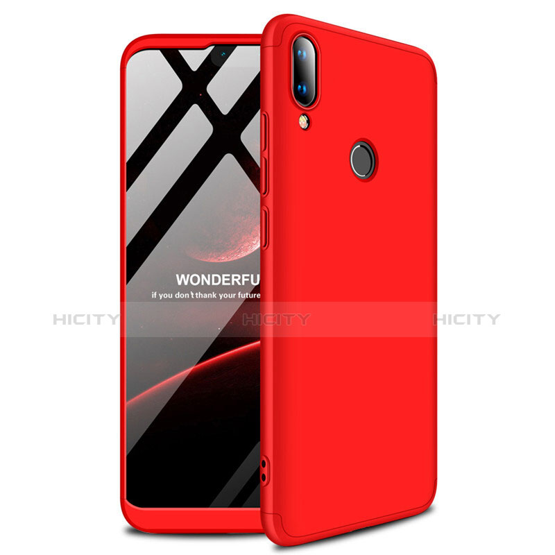 Custodia Plastica Rigida Cover Opaca M01 per Huawei Y9 (2019) Rosso