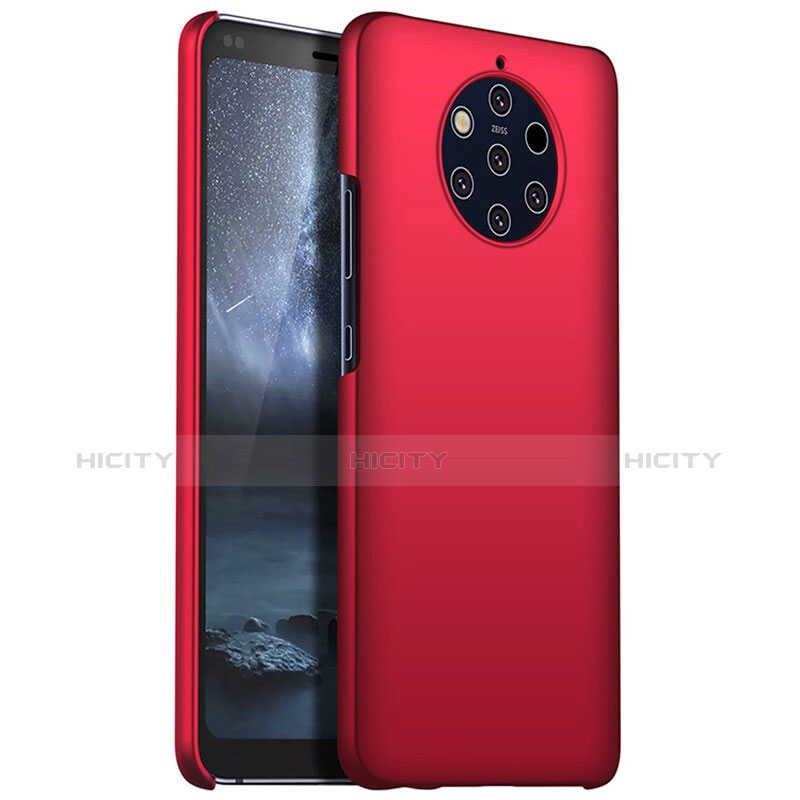 Custodia Plastica Rigida Cover Opaca M01 per Nokia 9 PureView Rosso