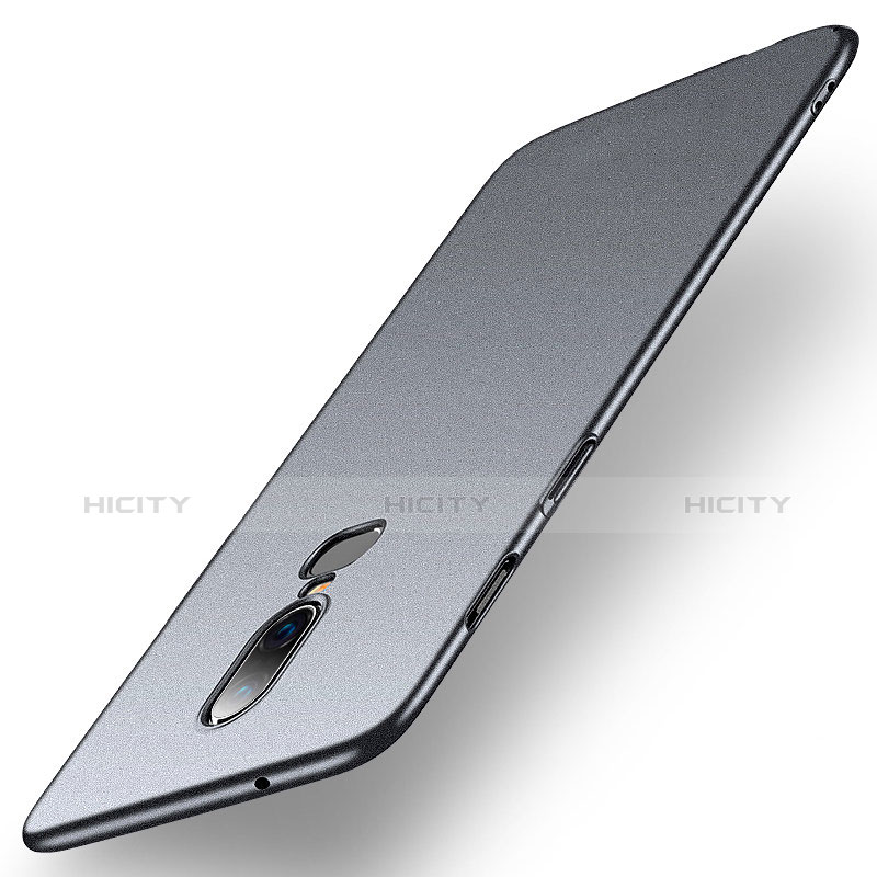 Custodia Plastica Rigida Cover Opaca M01 per OnePlus 6 Grigio