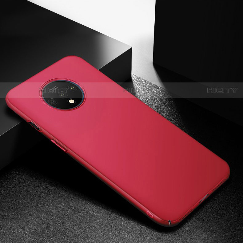 Custodia Plastica Rigida Cover Opaca M01 per OnePlus 7T Rosso
