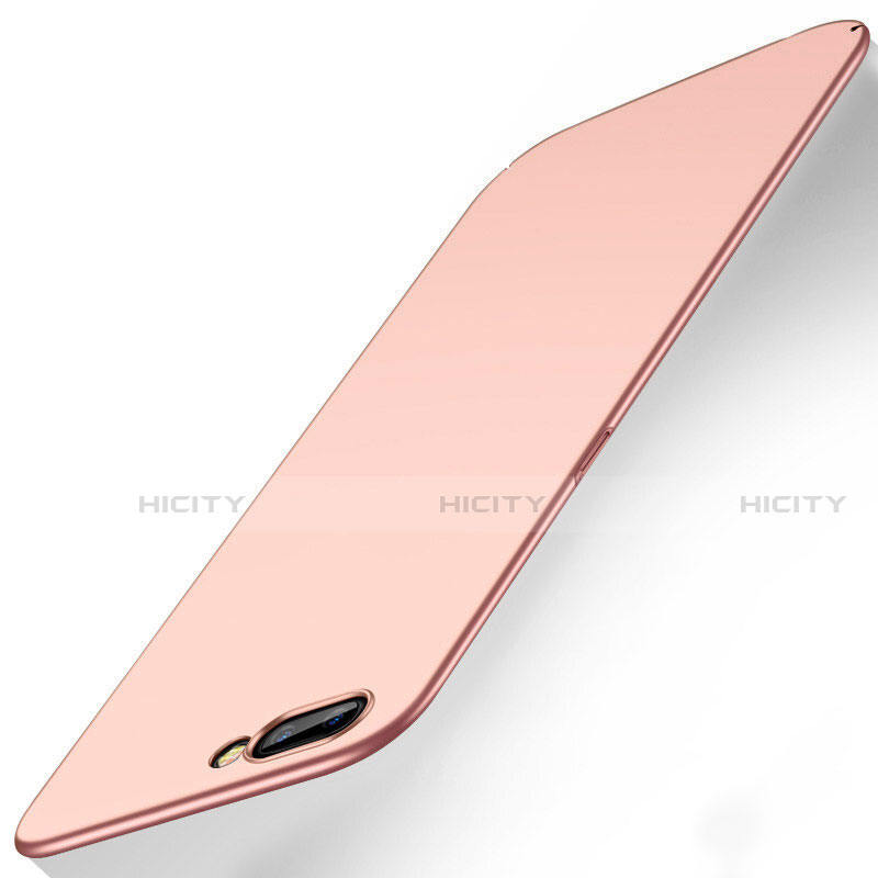 Custodia Plastica Rigida Cover Opaca M01 per Oppo A12e Oro Rosa