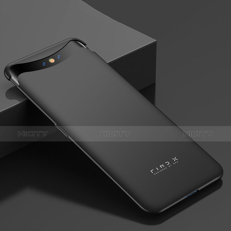 Custodia Plastica Rigida Cover Opaca M01 per Oppo Find X Nero